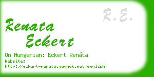renata eckert business card
